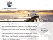 Tablet Screenshot of oceanguardian.com